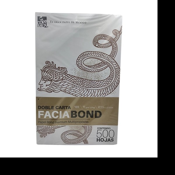 PAPEL BOND BCO. DOBLE CTA. 99 FACIA 75G. MILL.E.5 2.5